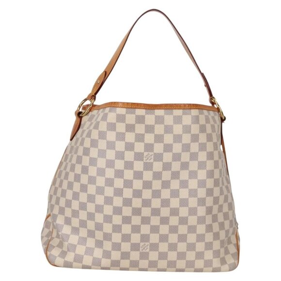 LOUIS VUITTON Damier Azur Delightful MM Shoulder Bag N41448 LV Auth 142302V - Picture 2 of 16